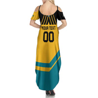 Custom Football The Bahamas Summer Maxi Dress Go Bahamian Slayers - Wonder Print Shop