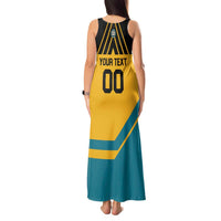 Custom Football The Bahamas Tank Maxi Dress Go Bahamian Slayers - Wonder Print Shop