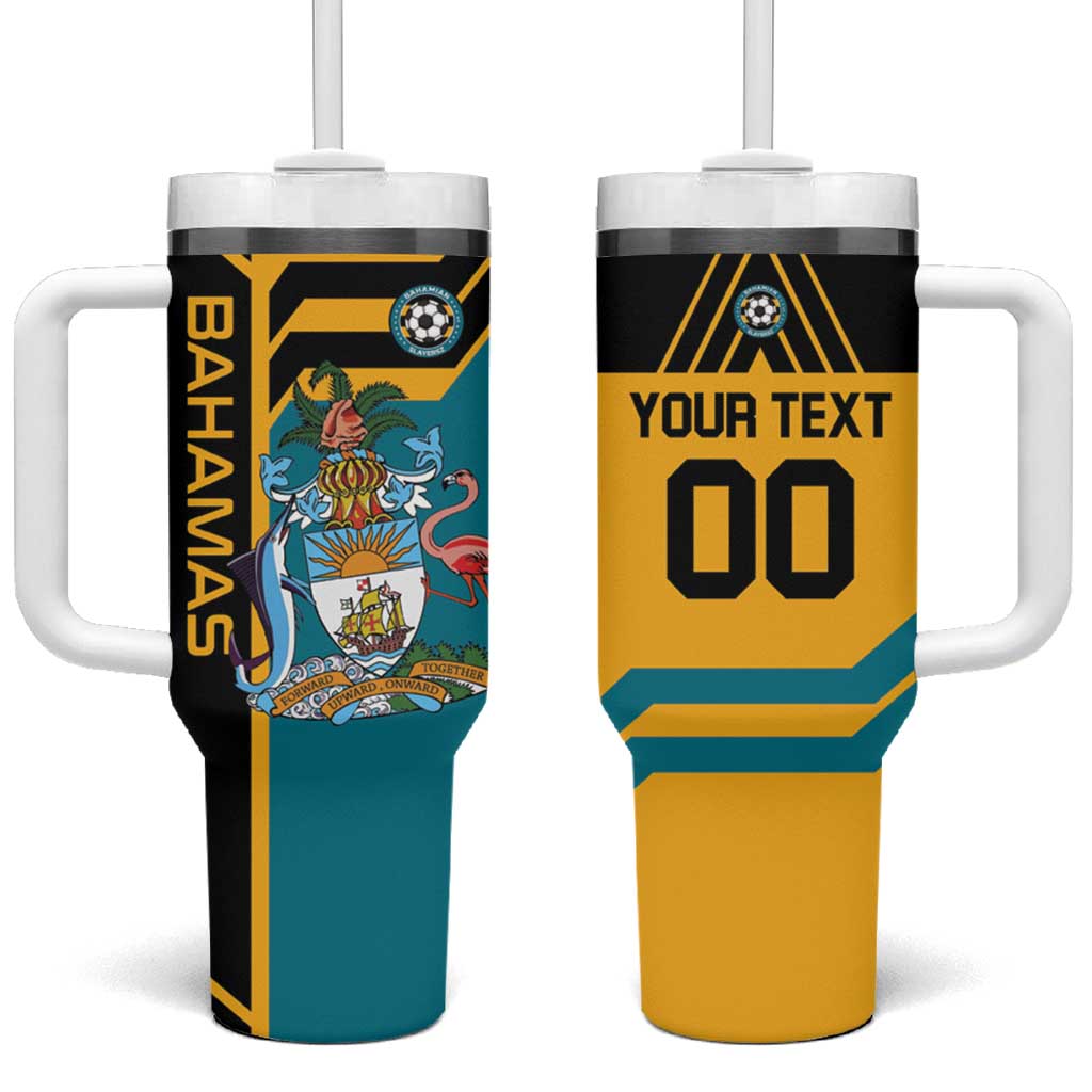 Custom Football The Bahamas Tumbler With Handle Go Bahamian Slayers - Wonder Print Shop