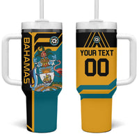 Custom Football The Bahamas Tumbler With Handle Go Bahamian Slayers - Wonder Print Shop