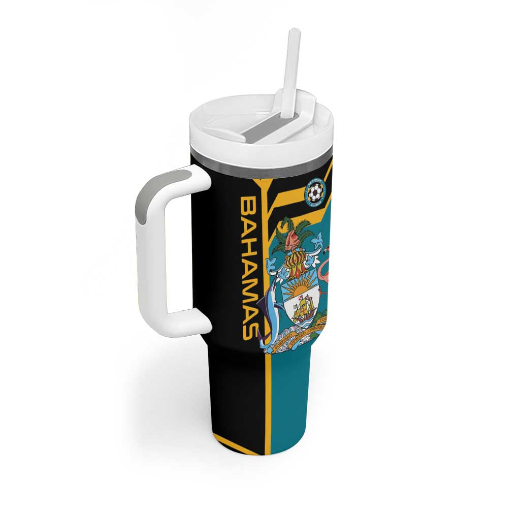 Custom Football The Bahamas Tumbler With Handle Go Bahamian Slayers - Wonder Print Shop