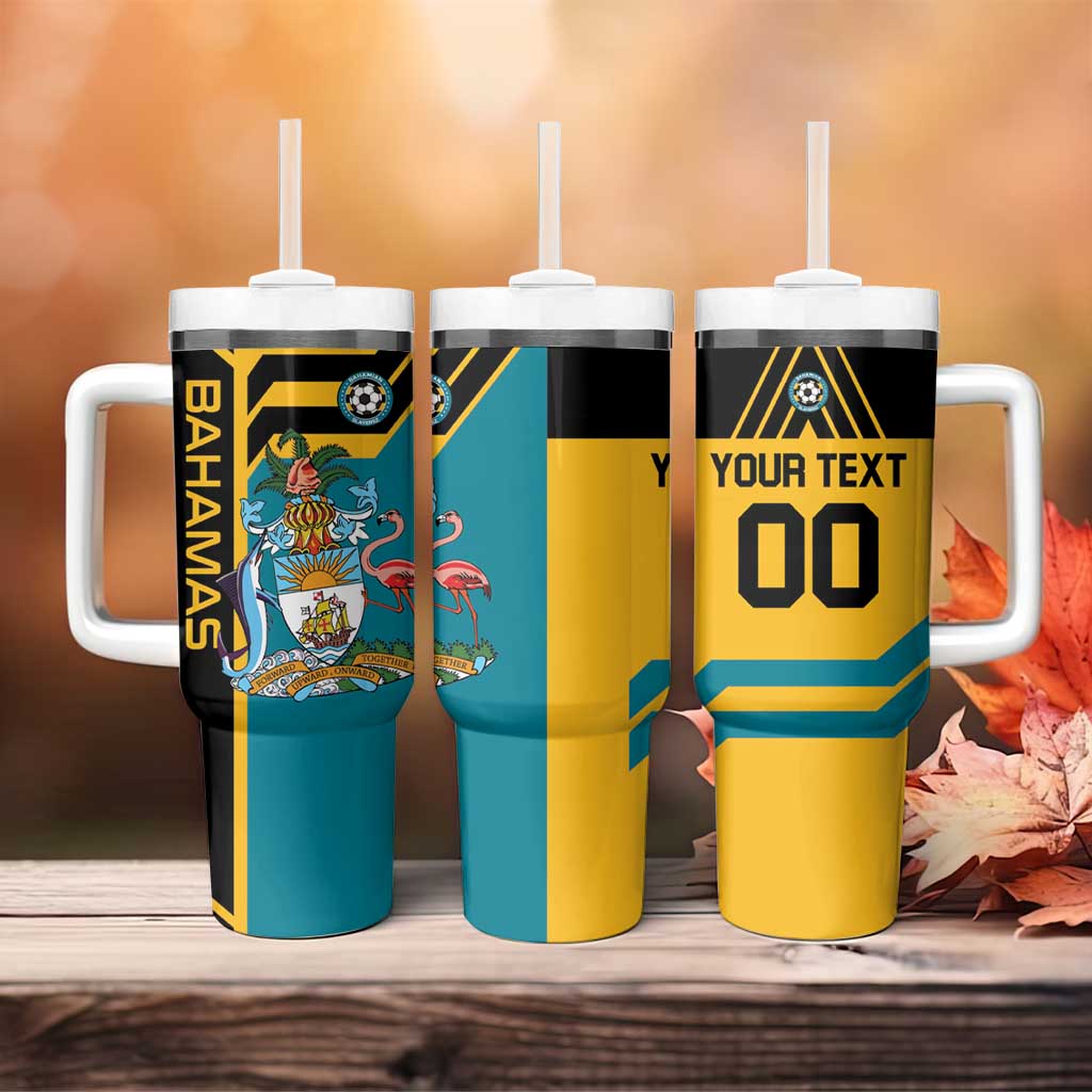 Custom Football The Bahamas Tumbler With Handle Go Bahamian Slayers - Wonder Print Shop