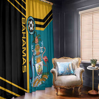Football The Bahamas Window Curtain Go Bahamian Slayers - Wonder Print Shop