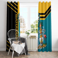 Football The Bahamas Window Curtain Go Bahamian Slayers - Wonder Print Shop