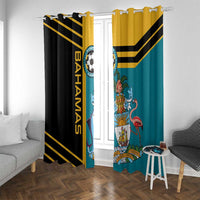 Football The Bahamas Window Curtain Go Bahamian Slayers - Wonder Print Shop