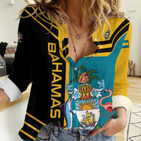 Custom Football The Bahamas Women Casual Shirt Go Bahamian Slayers - Wonder Print Shop