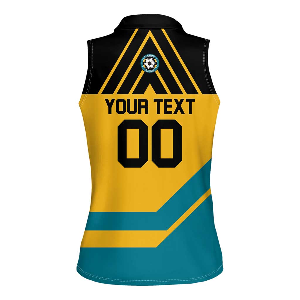 Custom Football The Bahamas Women Sleeveless Polo Shirt Go Bahamian Slayers - Wonder Print Shop