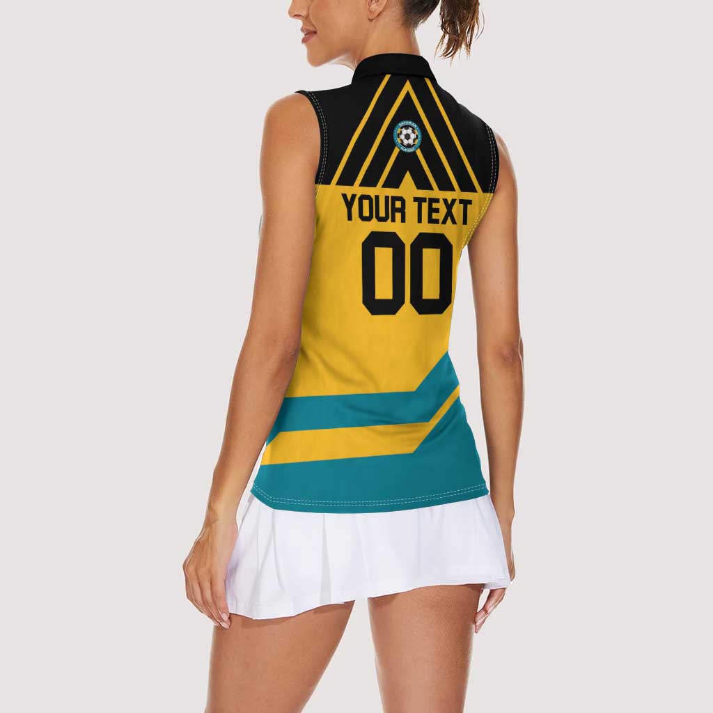 Custom Football The Bahamas Women Sleeveless Polo Shirt Go Bahamian Slayers - Wonder Print Shop