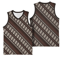 Yogyakarta Parang Batik Motifs Basketball Jersey Indonesian Traditional Pattern