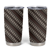 Yogyakarta Parang Batik Motifs Tumbler Cup Indonesian Traditional Pattern