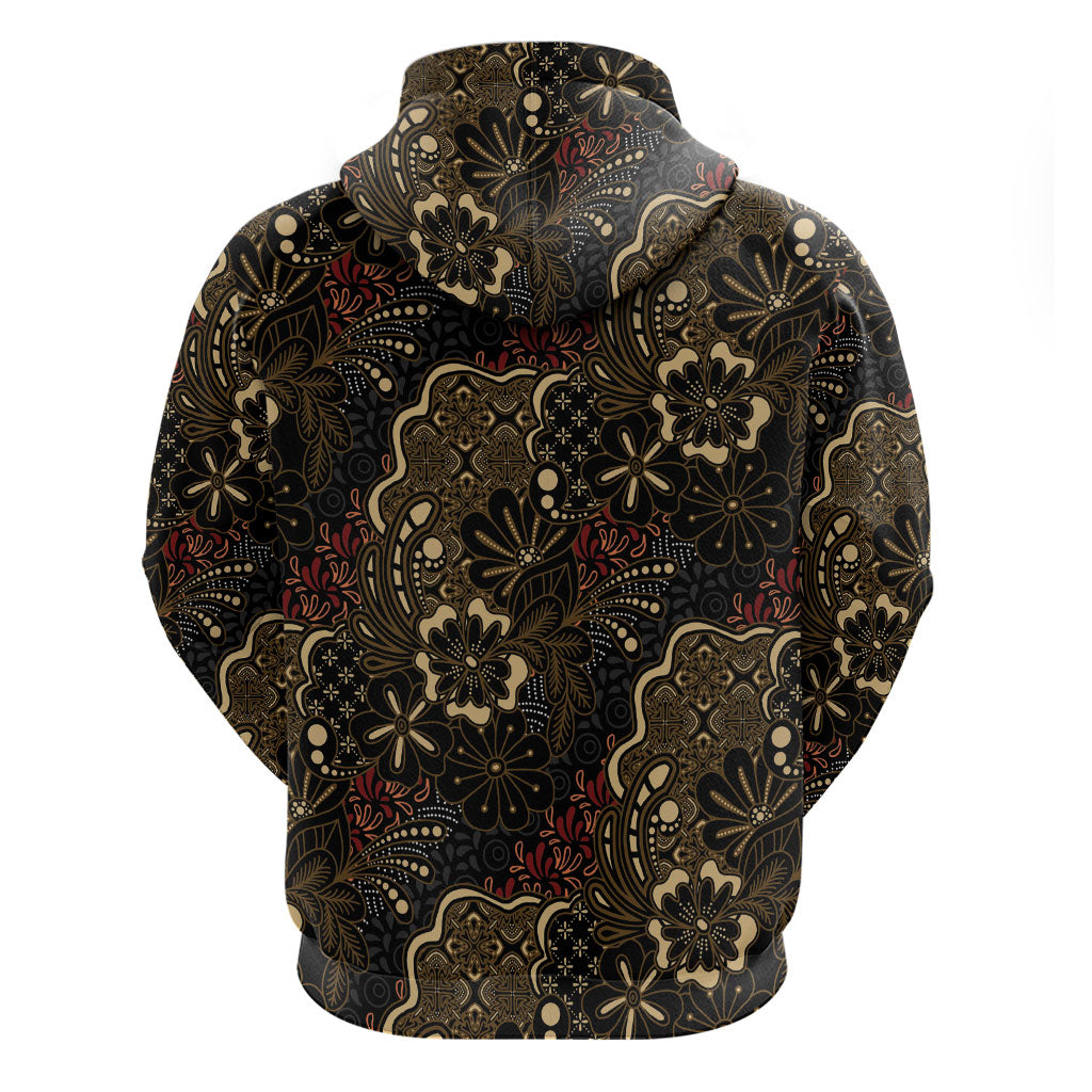 Batik Sekar Jagad Hoodie Indonesian Traditional Pattern