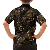 Batik Sekar Jagad Kid Hawaiian Shirt Indonesian Traditional Pattern