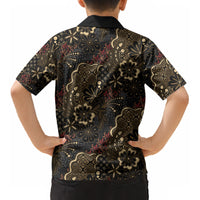Batik Sekar Jagad Kid Hawaiian Shirt Indonesian Traditional Pattern LT01