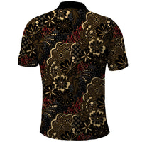 Batik Sekar Jagad Polo Shirt Indonesian Traditional Pattern