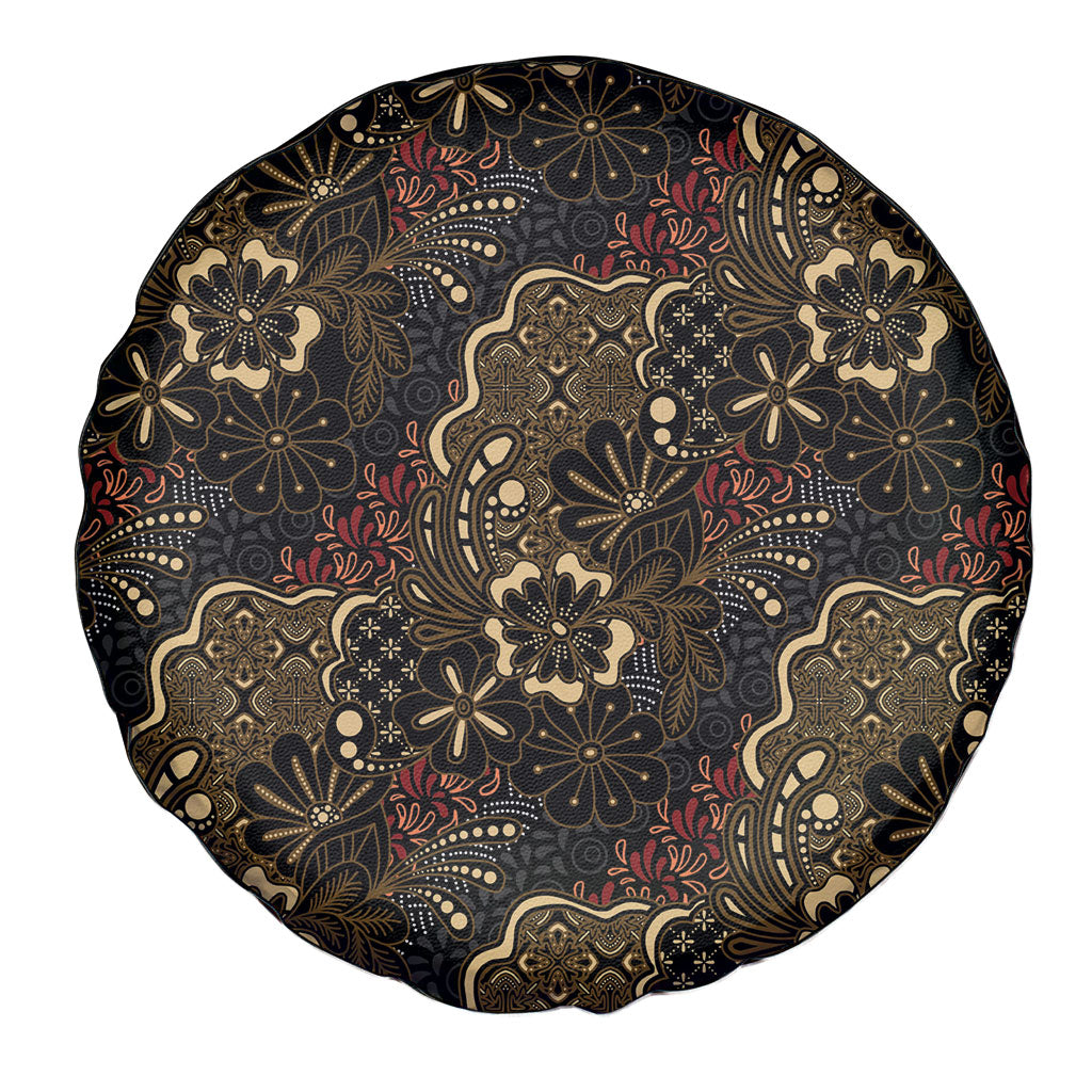 Batik Sekar Jagad Spare Tire Cover Indonesian Traditional Pattern