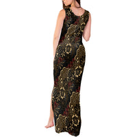Batik Sekar Jagad Tank Maxi Dress Indonesian Traditional Pattern