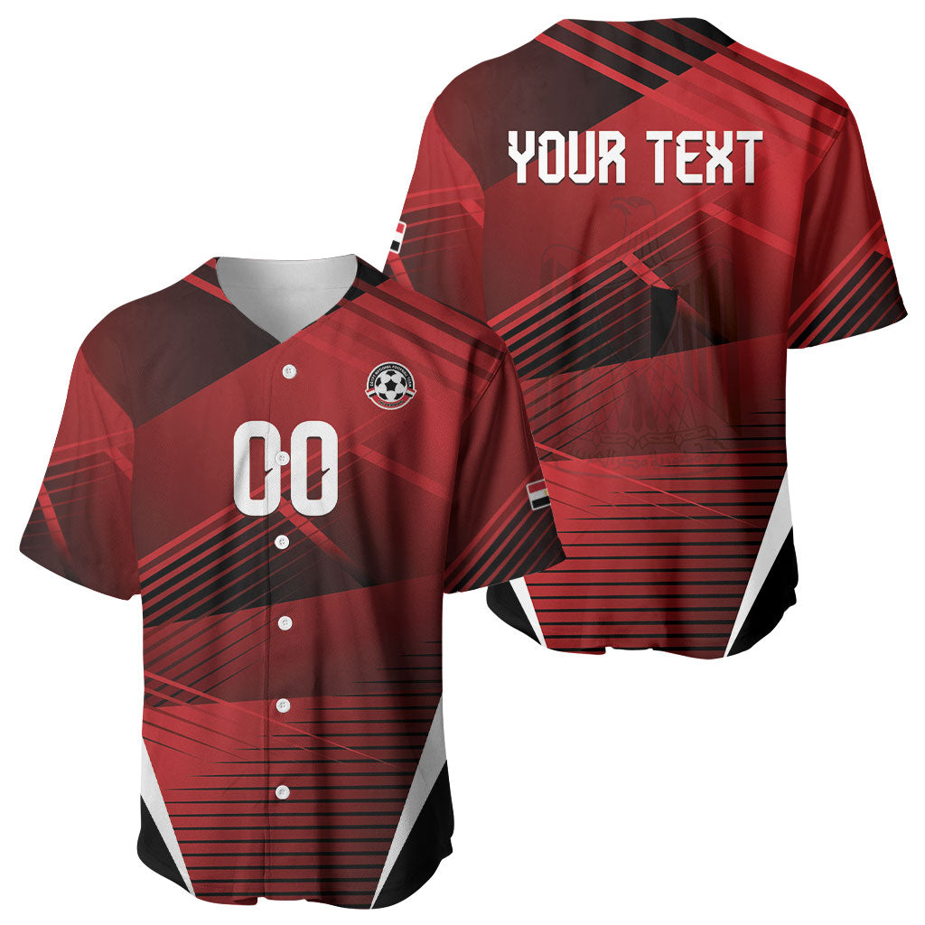Custom Egypt 2026 World Football Baseball Jersey Yalla Masr The Pharaohs