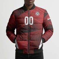 Custom Egypt 2026 World Football Bomber Puffer Jacket Yalla Masr The Pharaohs