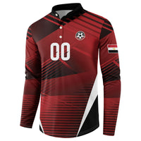 Custom Egypt 2026 World Football Button Sweatshirt Yalla Masr The Pharaohs