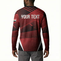 Custom Egypt 2026 World Football Button Sweatshirt Yalla Masr The Pharaohs