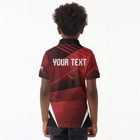 Custom Egypt 2026 World Football Kid Polo Shirt Yalla Masr The Pharaohs