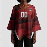 Custom Egypt 2026 World Football Kimono Sleeve Blouse Yalla Masr The Pharaohs
