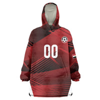 Custom Egypt 2026 World Football Wearable Blanket Hoodie Yalla Masr The Pharaohs