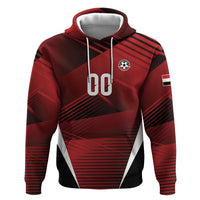 Custom Egypt 2026 World Football Zip Hoodie Yalla Masr The Pharaohs