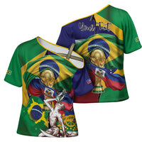 Personalized Brazil Haiti 2026 World Football Cross Shoulder Shirt Come On Boys