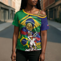 Personalized Brazil Haiti 2026 World Football Cross Shoulder Shirt Come On Boys