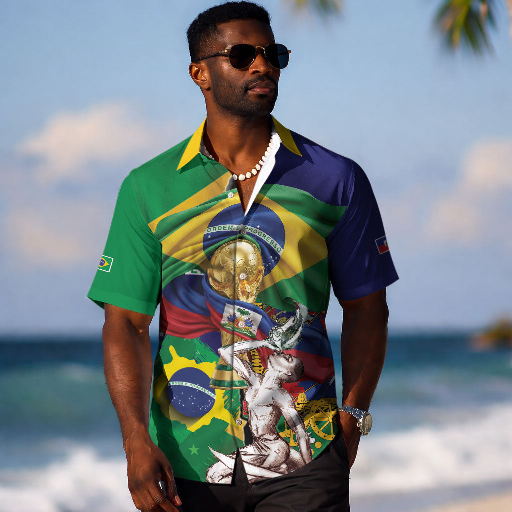 Personalized Brazil Haiti 2026 World Football Hawaiian Shirt Come On Boys LT01