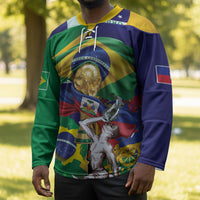 Personalized Brazil Haiti 2026 World Football Hockey Jersey Come On Boys