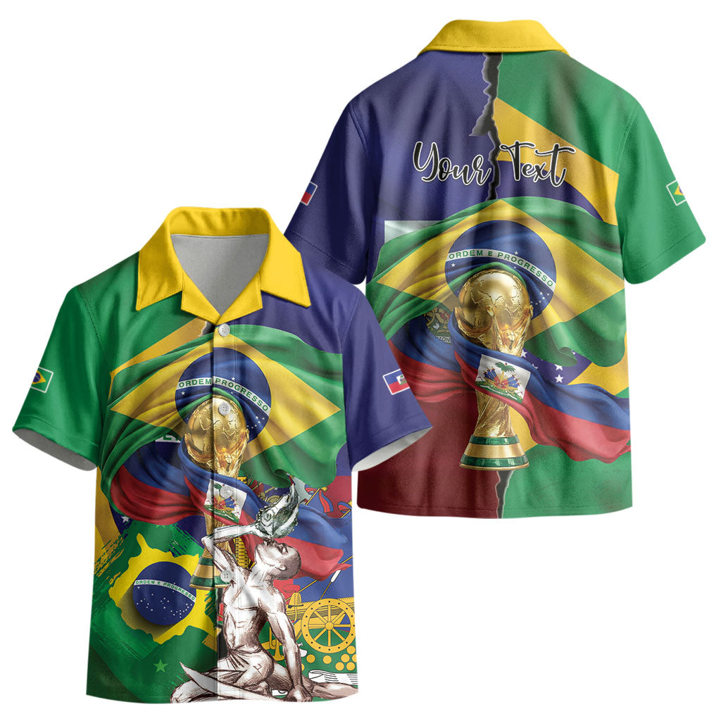 Personalized Brazil Haiti 2026 World Football Kid Hawaiian Shirt Come On Boys LT01