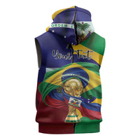 Personalized Brazil Haiti 2026 World Football Sleeveless Zip Hoodie Come On Boys