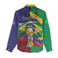 Personalized Brazil Haiti 2026 World Football Women Casual Shirt Come On Boys