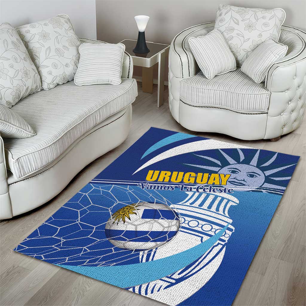 Uruguay 2024 Football Champions Area Rug Vamos La Celeste - Wonder Print Shop
