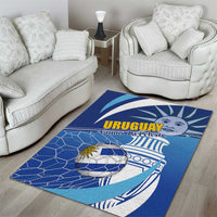 Uruguay 2024 Football Champions Area Rug Vamos La Celeste - Wonder Print Shop