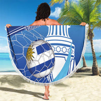 Uruguay 2024 Football Champions Beach Blanket Vamos La Celeste - Wonder Print Shop