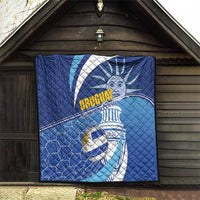 Uruguay 2024 Football Champions Quilt Vamos La Celeste - Wonder Print Shop