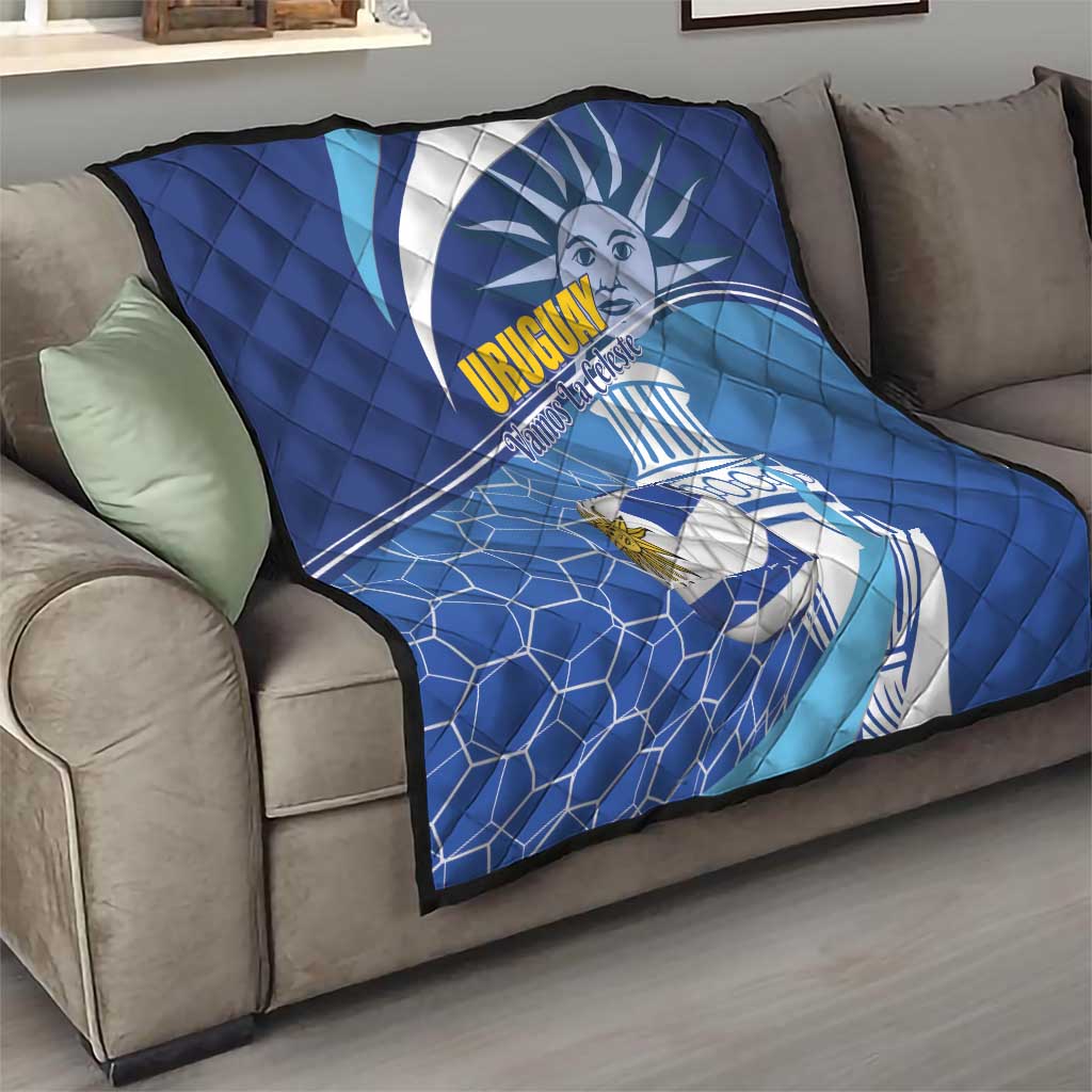 Uruguay 2024 Football Champions Quilt Vamos La Celeste - Wonder Print Shop