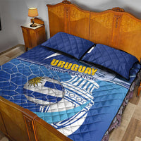 Uruguay 2024 Football Champions Quilt Bed Set Vamos La Celeste - Wonder Print Shop