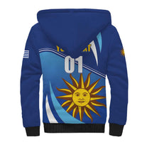 Uruguay 2024 Football Champions Sherpa Hoodie Vamos La Celeste - Wonder Print Shop