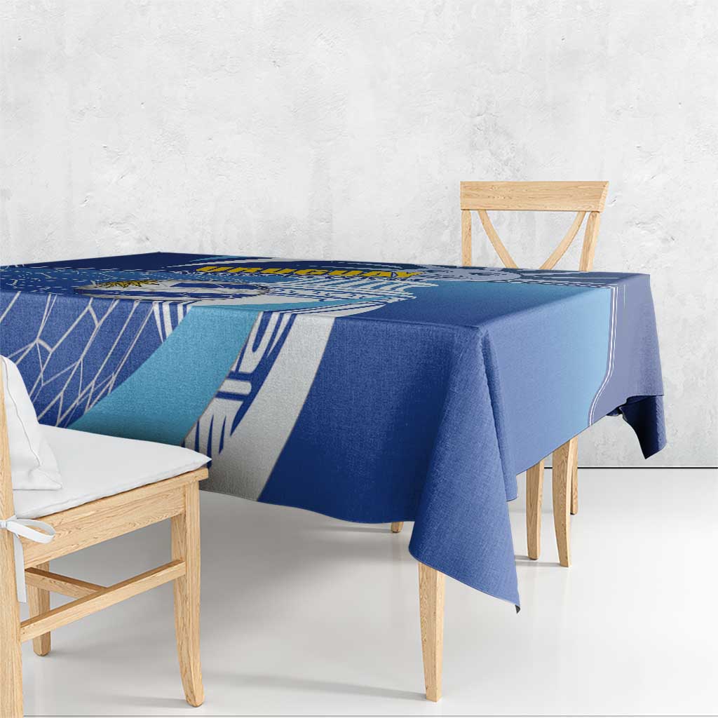 Uruguay 2024 Football Champions Tablecloth Vamos La Celeste - Wonder Print Shop