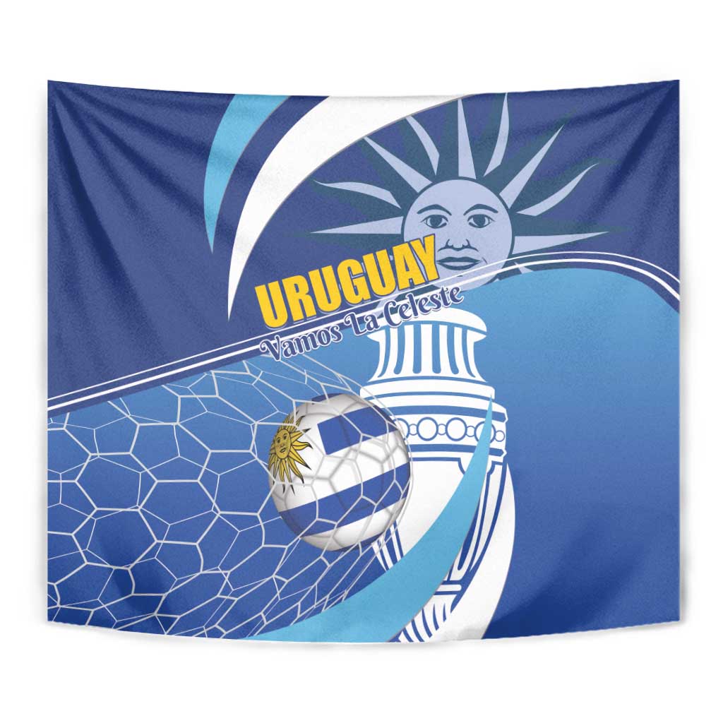 Uruguay 2024 Football Champions Tapestry Vamos La Celeste - Wonder Print Shop