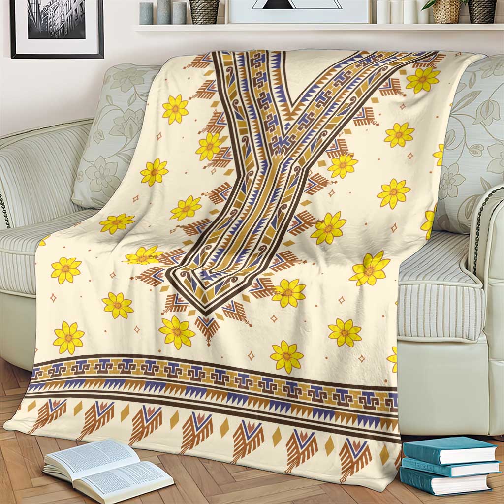 Enkutatash Dashiki Adey Abeba Pattern Blanket