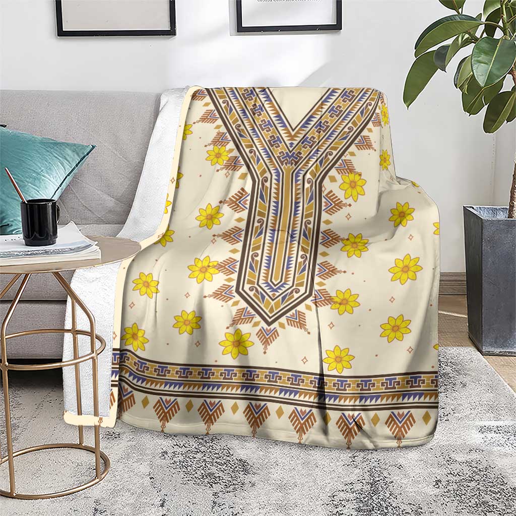 Enkutatash Dashiki Adey Abeba Pattern Blanket