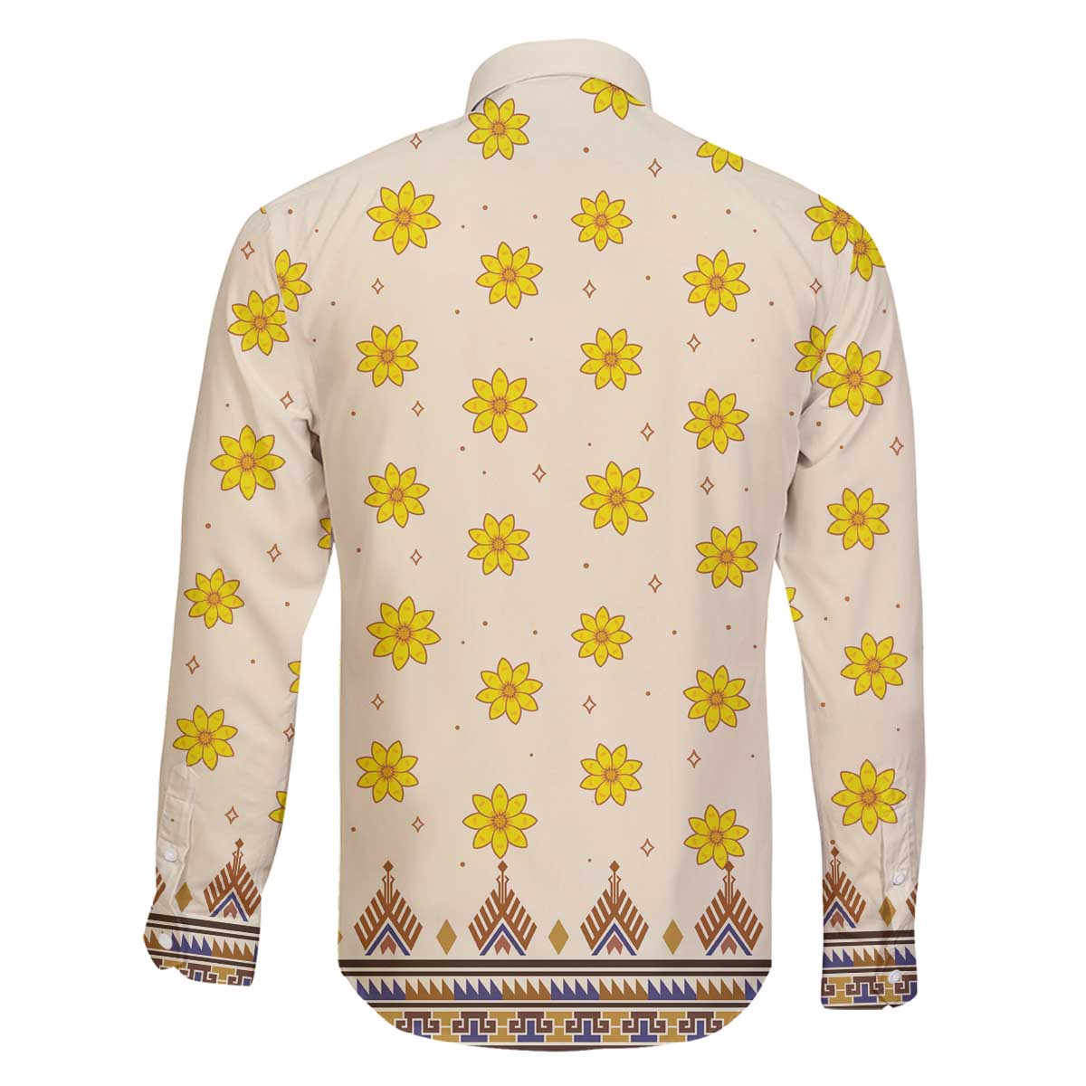 Enkutatash Dashiki Adey Abeba Pattern Family Matching Puletasi and Hawaiian Shirt - Wonder Print Shop