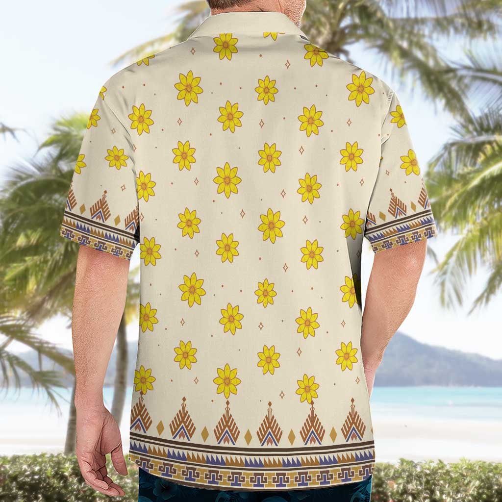 Enkutatash Dashiki Adey Abeba Pattern Hawaiian Shirt - Wonder Print Shop