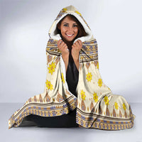 Enkutatash Dashiki Adey Abeba Pattern Hooded Blanket