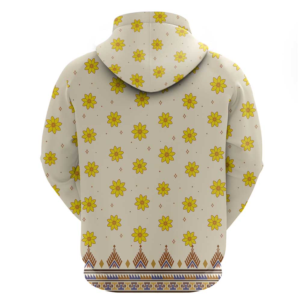 Enkutatash Dashiki Adey Abeba Pattern Hoodie - Wonder Print Shop